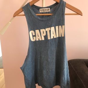 cut out  “captain” project social tee